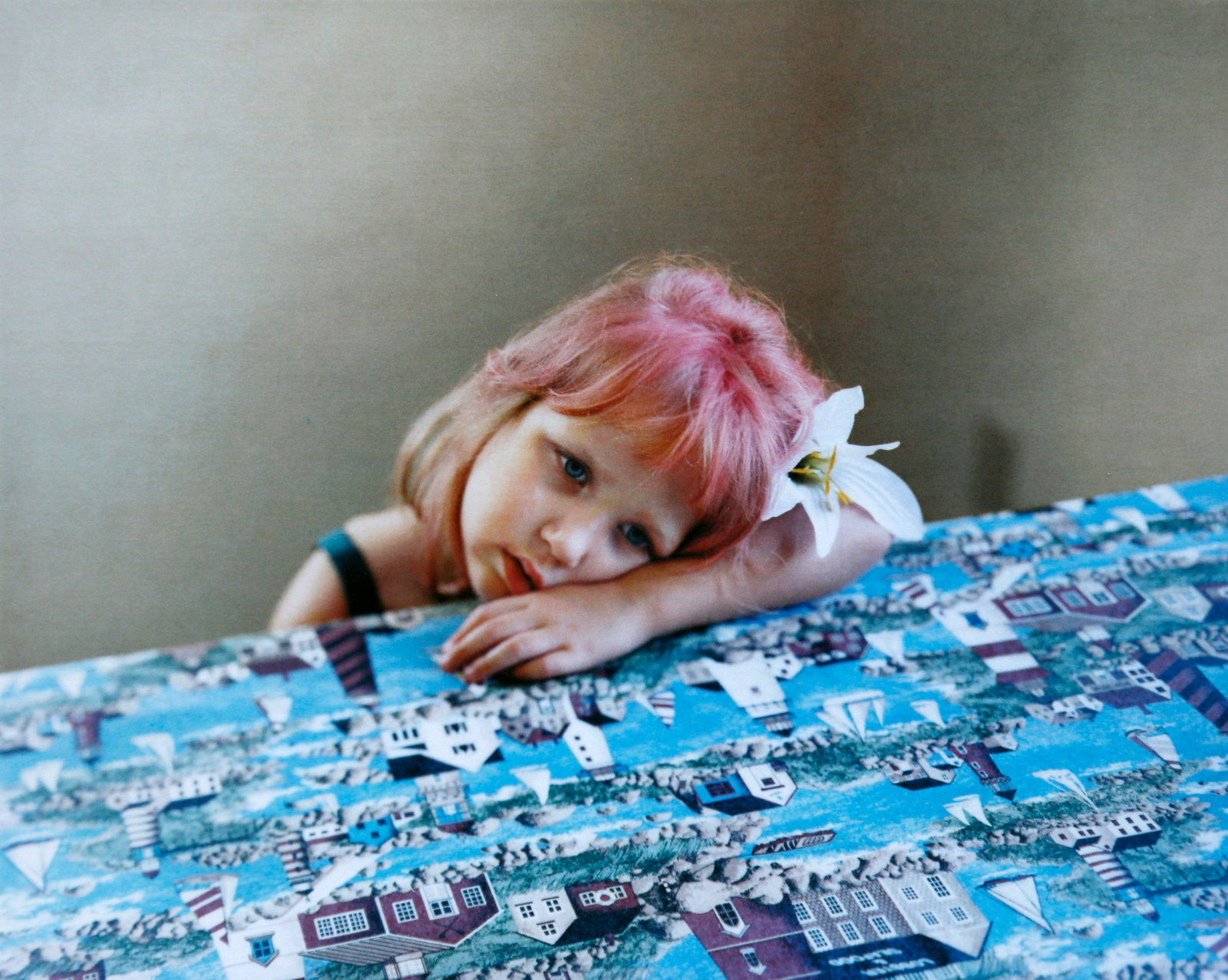 Alec Soth: Sydney, dreamy, pink haired. Florida, 2004: Artist: Alec Soth Title: Sydney, dreamy, pink haired. Florida, 2004 Print Date: 2008 Medium: High Quality Photo Lithograph Print with Copyright Alec Soth/Magnum Photos Printer Location: Printed in Ita