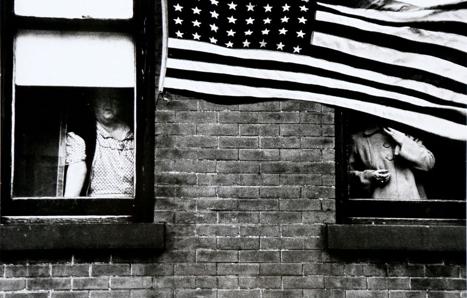 Robert Frank: Parade Hoboken, New jersey: Artist: Robert Frank Title: Parade Hoboken, New jersey Print Date: 2008 Medium: High Quality Photo Lithograph Print with Copyright Robert Frank Printer Location: Printed in Italy - Portfolio Edition b