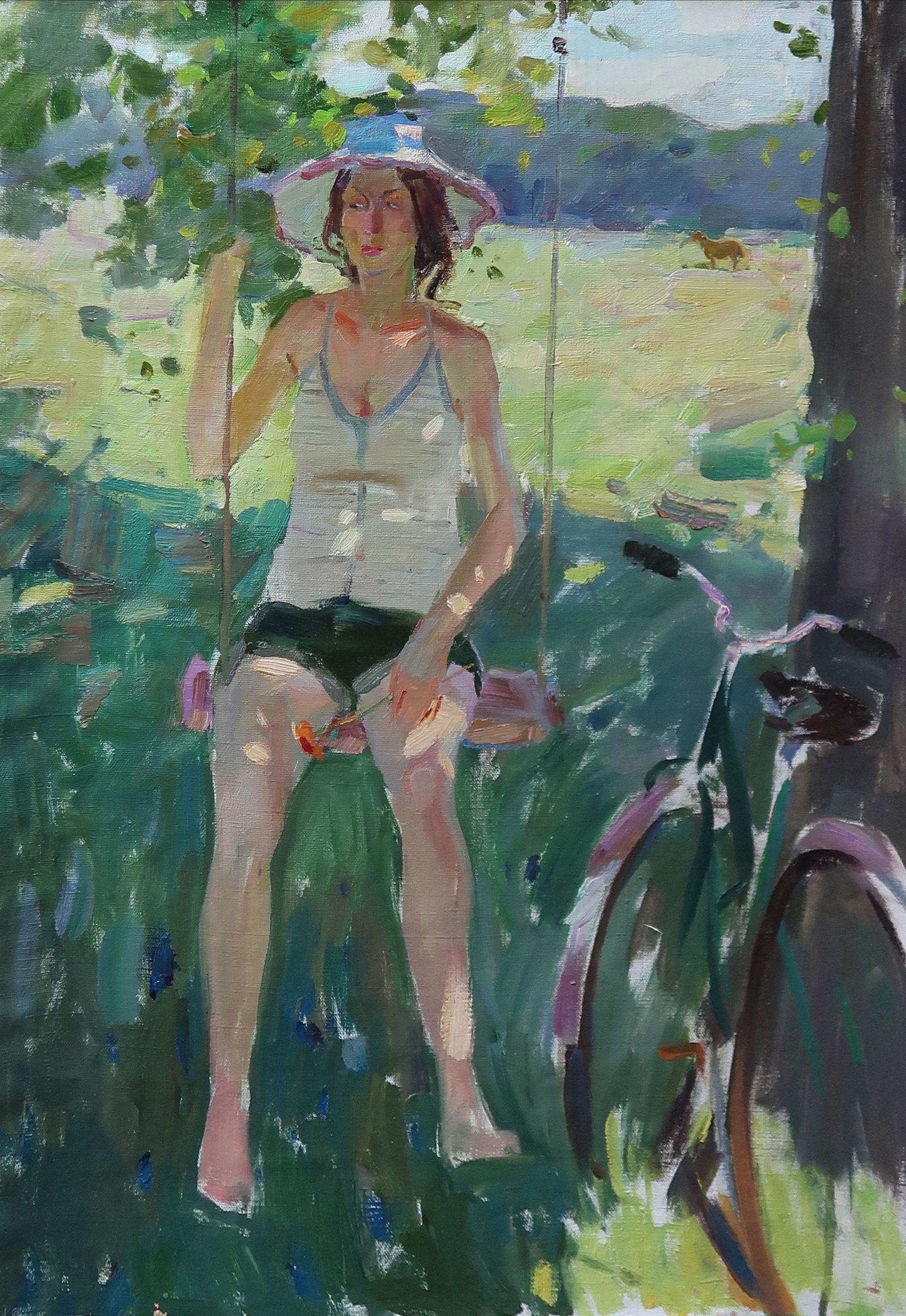 Oil painting summer days Serg Kovalenko (1 of 1)