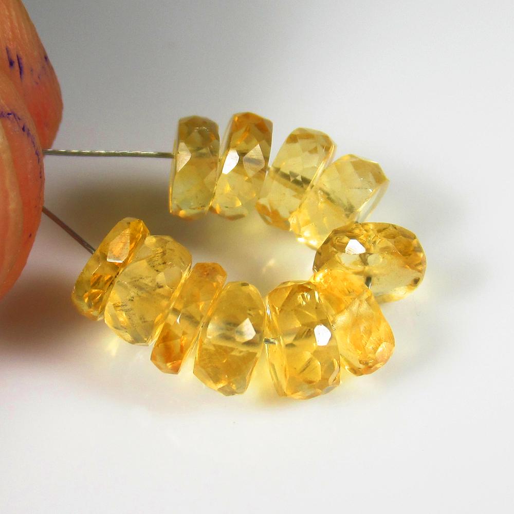Natural Citrine Beads - 8.17 Ct (1 of 2)