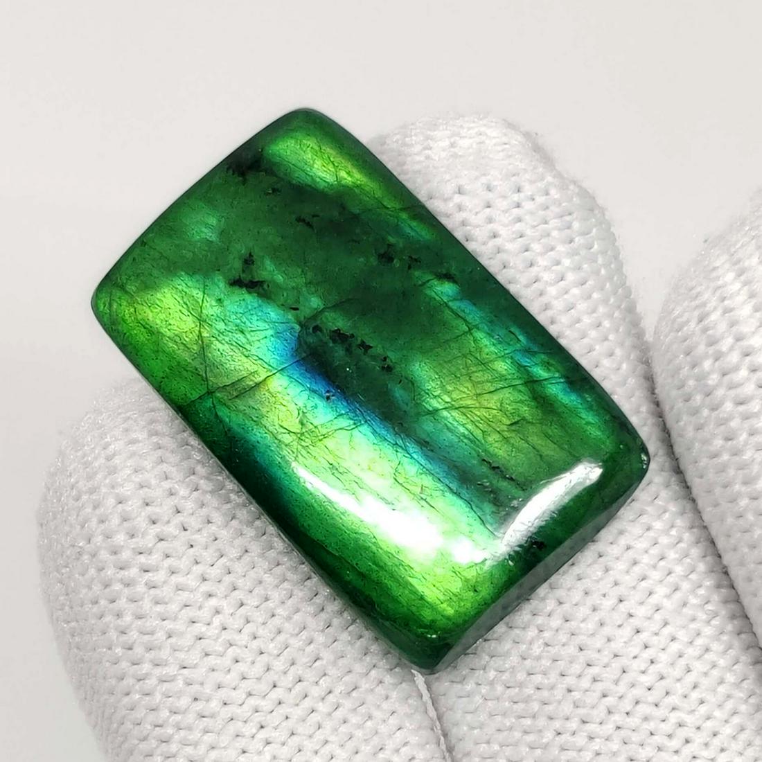 45.05 Ct "Stunning" Blue Green Fire Labradorite (1 of 2)