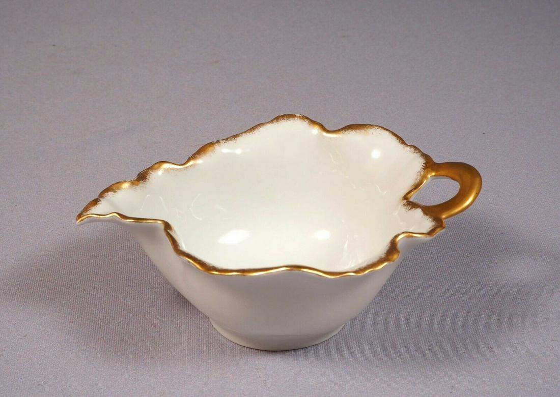LIMOGES France Haviland GOLD LEAF SHAPED Nut Candy Snack Dish Tray Knoxville (1 of 4)