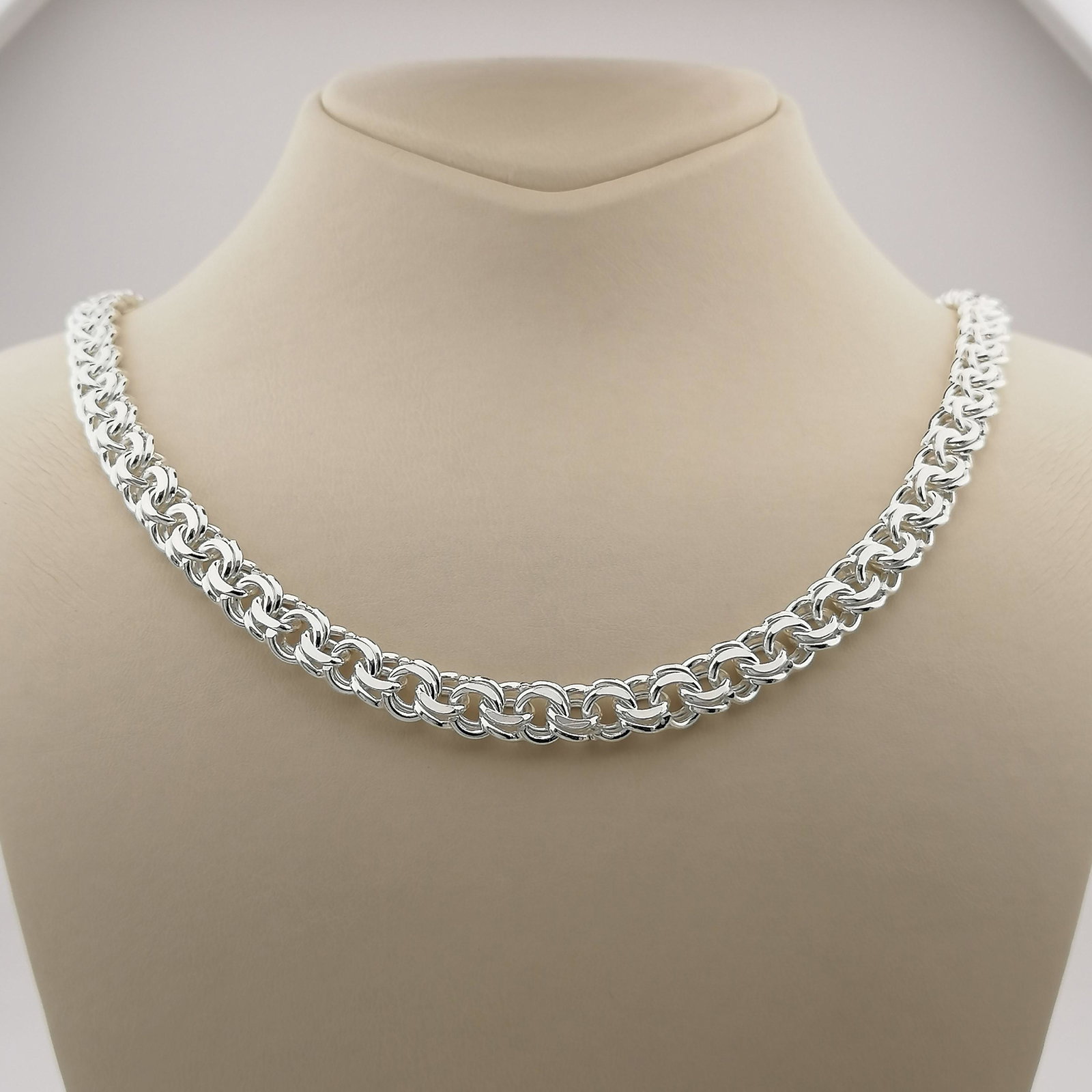 925 Silver Garibaldi Link Necklace (1 of 7)