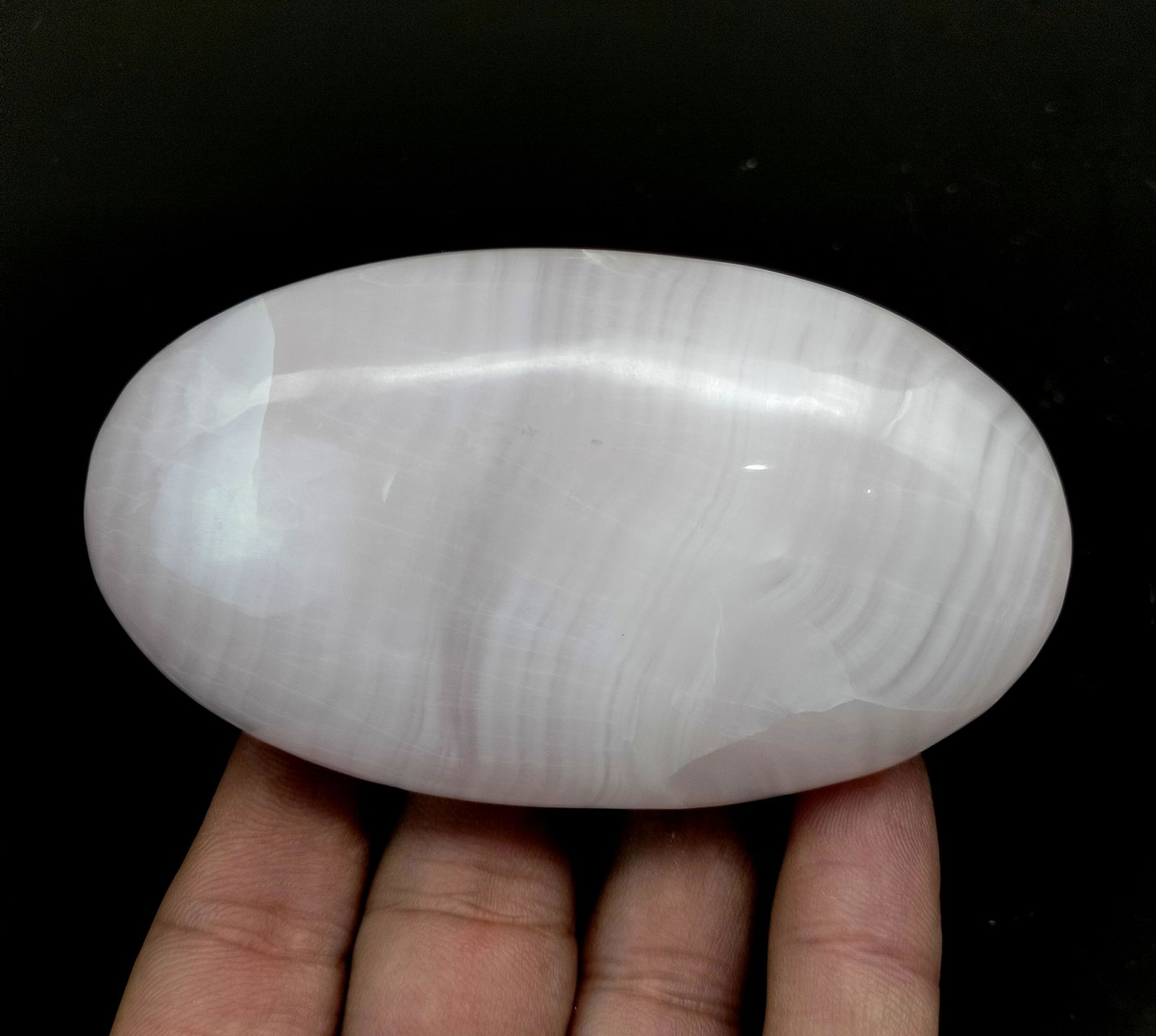 Title: 120 Gm Top Quality Polished Pink Calcite Healing Palm Gemstone Type: Carving Weights: 120 (1 of 3)