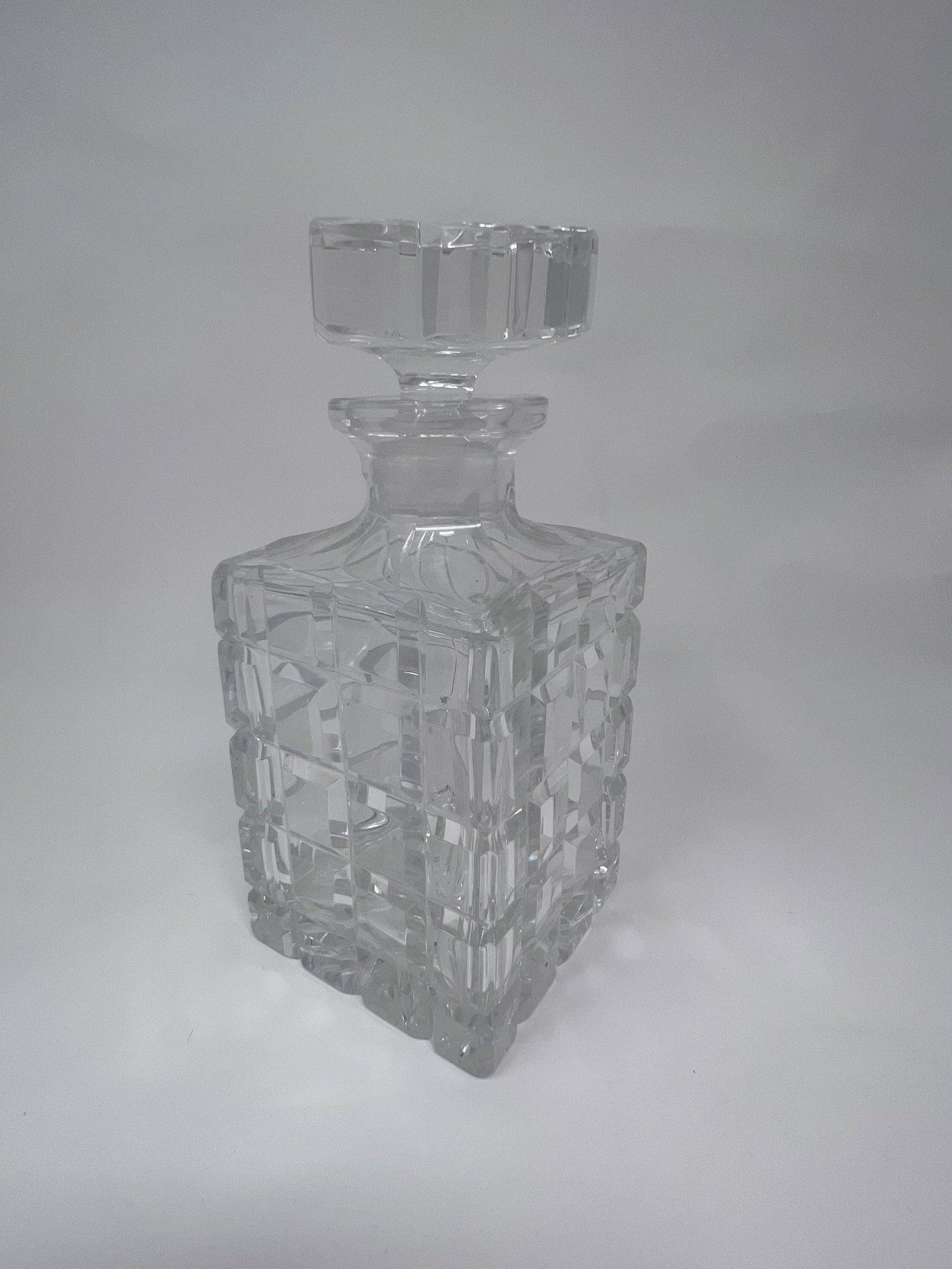 Vintage French Crystal Decanter: Vintage from the 1950s Materials: Glass Description Vintage French Crystal Decanter The bar cart’s about to get a gorgeous upgrade, all thanks to this vintage liquor decanter. Purchased in the s