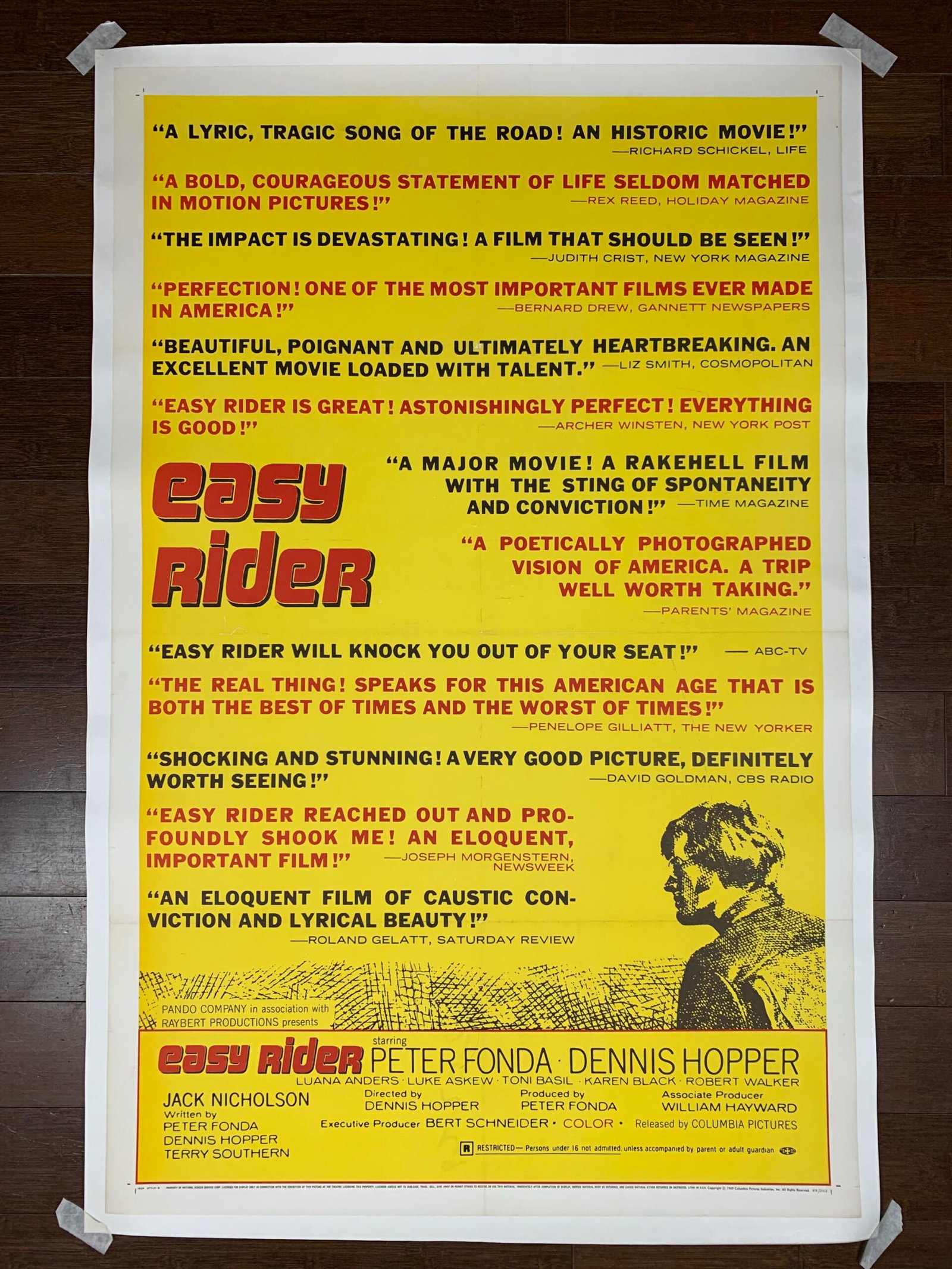 Easy Rider - Revue Style (1969) One Sheet Movie Poster LB (1 of 7)