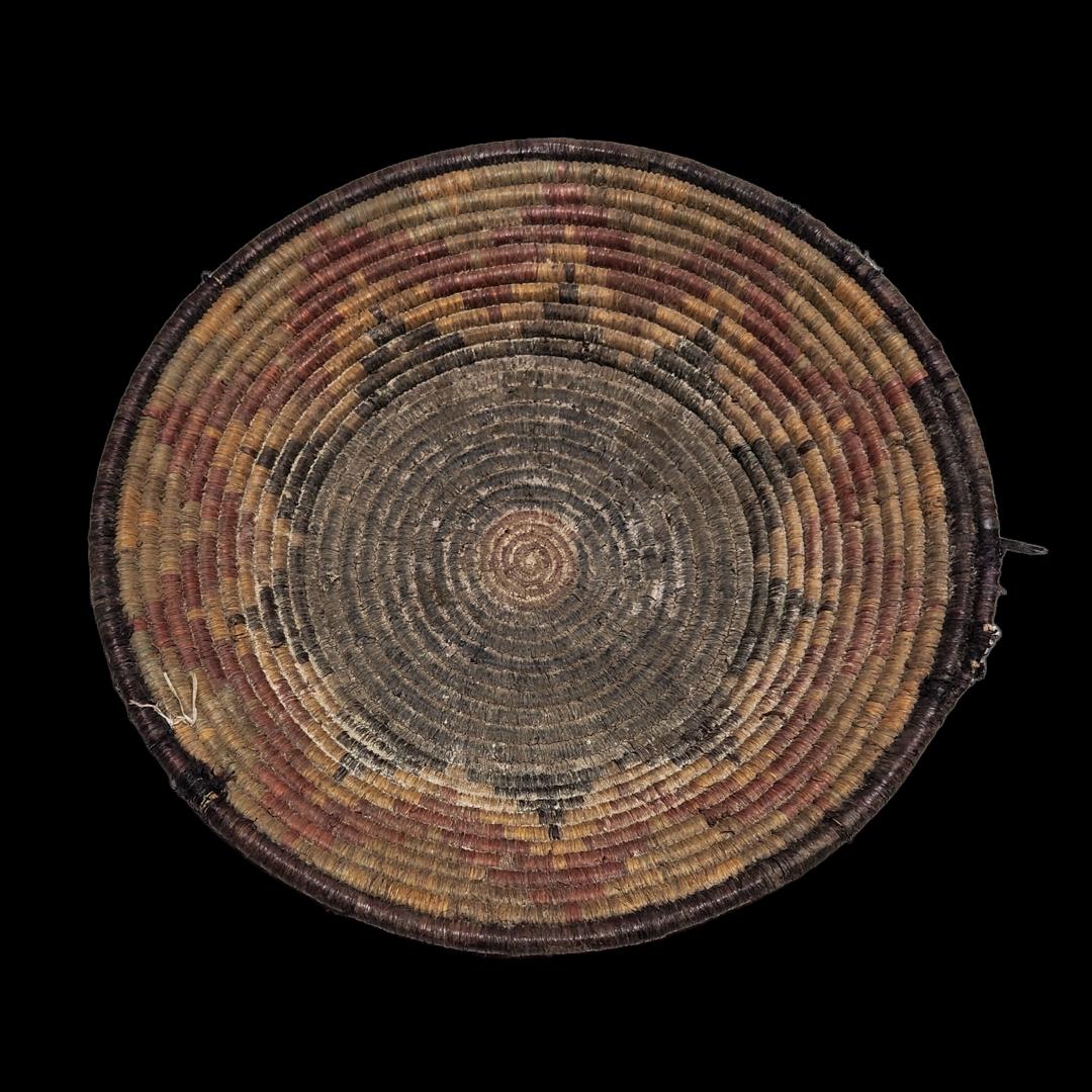 Yoruba Basket: Title: Yoruba Basket Date/Period: 17th Century Materials/Origin: Nigeria, Africa Dimensions: 14in X 14in X 2.5in Reserve: $70.00 Shipping: Domestic: Flat-rate of $30.00 to anywhere within the contig