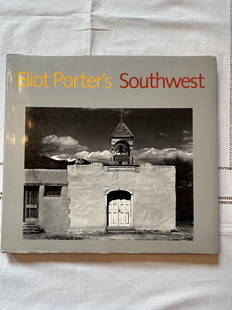 Southwest. Eliot Porter. First edition: Publisher: Holt, Rinehart, New York. (1985). First Edition. First Printing. A fine copy with dj in a very good condition; oblong 4to, Dark orange cloth boards. Eliot Porter (1901-1990) is closely