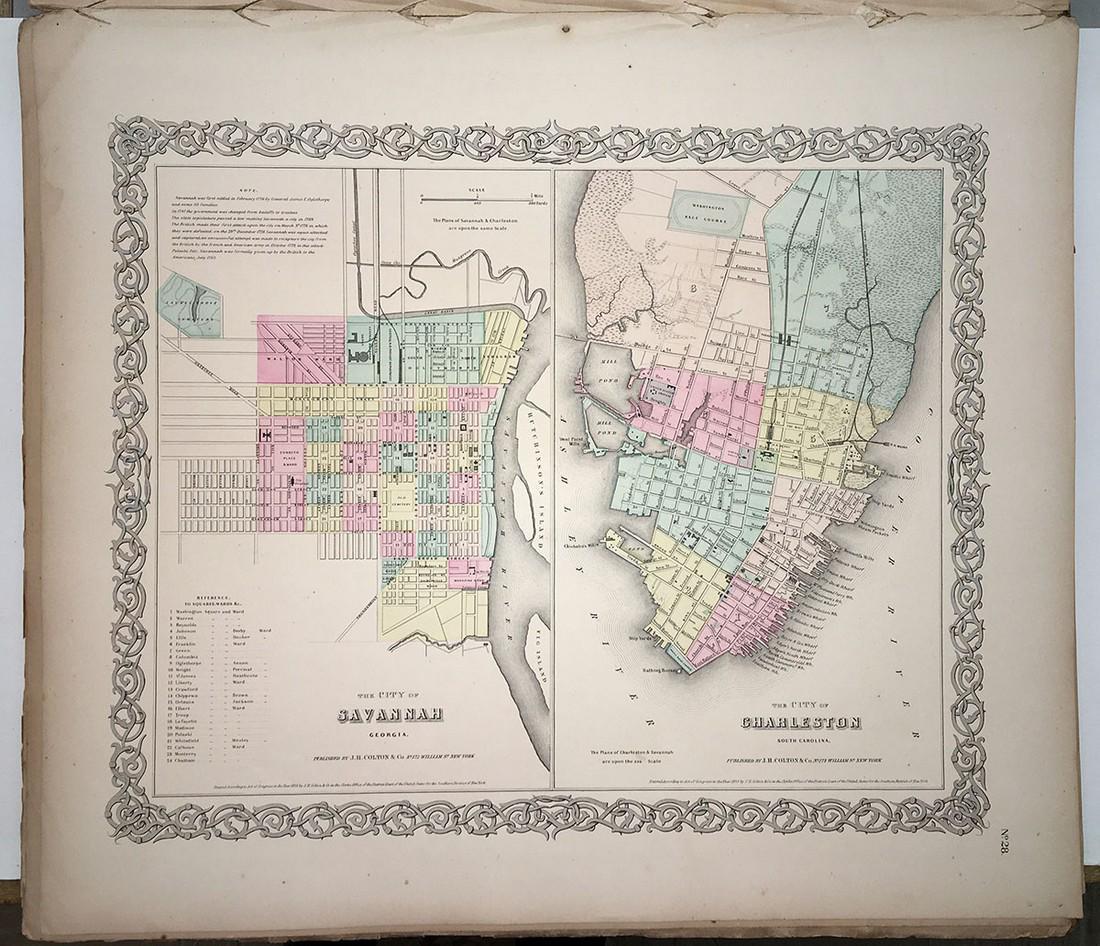 City of Savannah Georgia. | The City of Charleston South Carolina. (1 of 1)