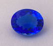Natural Quartz 13.50ct Oval Blue VVS