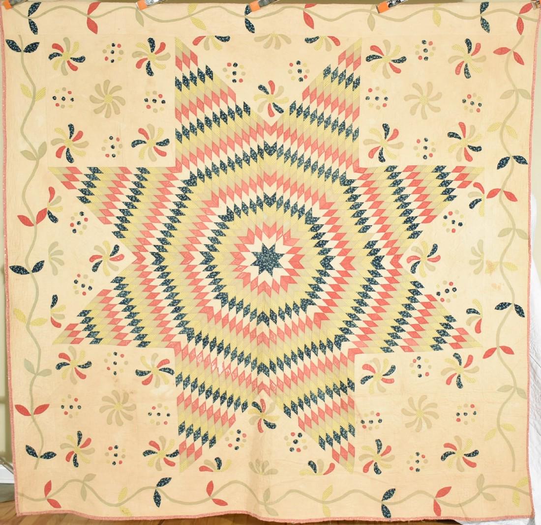 Very Early Star of Bethlehem Quilt (1 of 11)