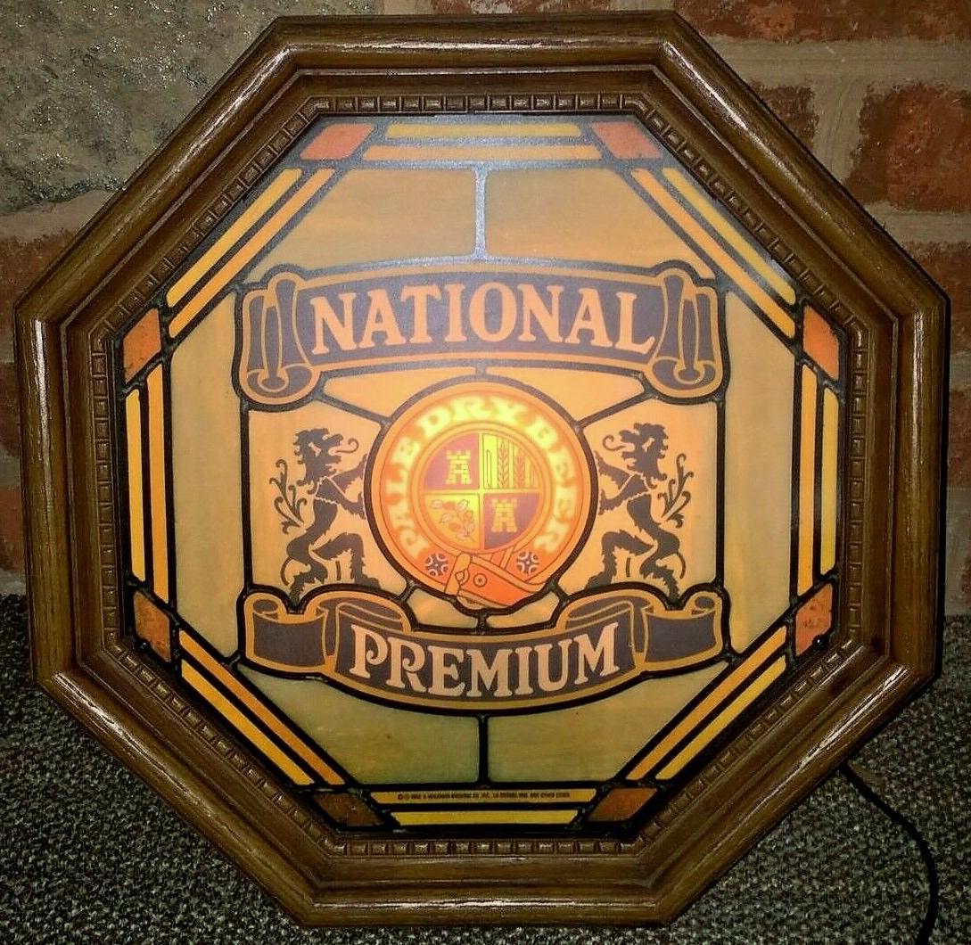 Vintage National Premium Beer Lighted Sign Advertising (1 of 8)