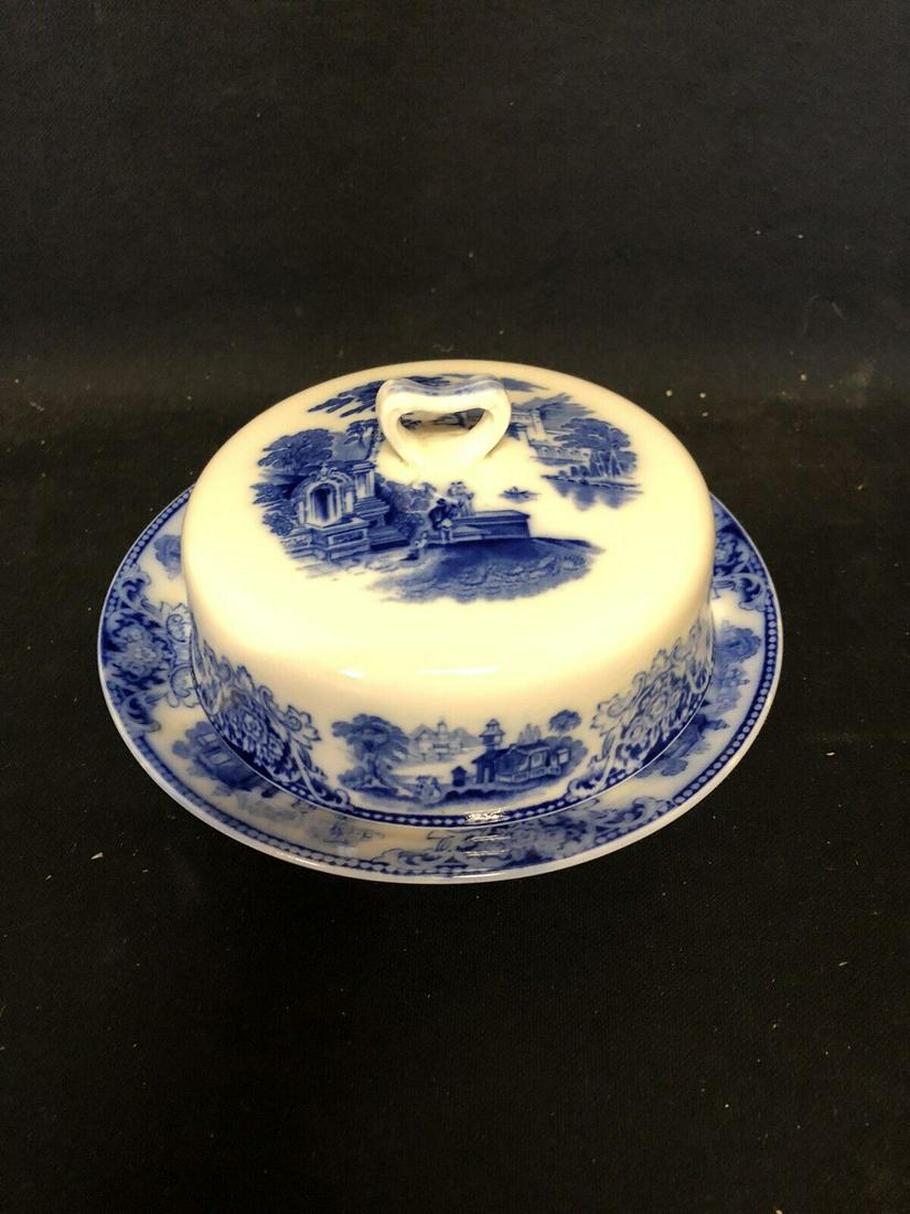 shanghai flow blue butter dish (1 of 6)