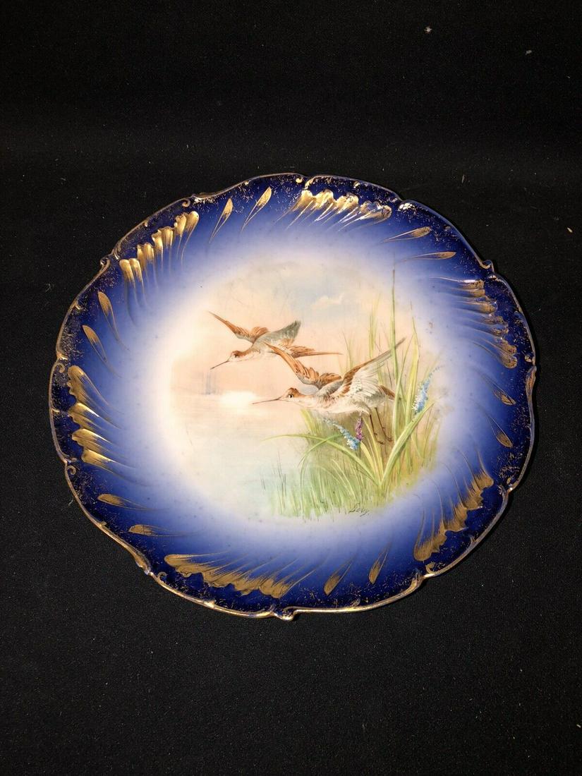 9 5/8” Limoges Bird Plate: It measures 9 5/8” and is marked and artist signed. It has no chips, cracks or repairs Shipping: Domestic: Flat-rate of $25.00 to anywhere within the contiguous U.S. International: Foreign shipp