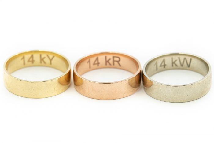 Estate Tri Color Gold Stackable Rings (2): Title: Estate Tri Color Gold Stackable Rings (2) Additional Information: Estate Tri Color Gold Stackable Ring (2); 14k tri color gold; 7.3dwt/11.35g; 6mm; Ring Sizes 10 :Item Number; 123984; Weight; 1