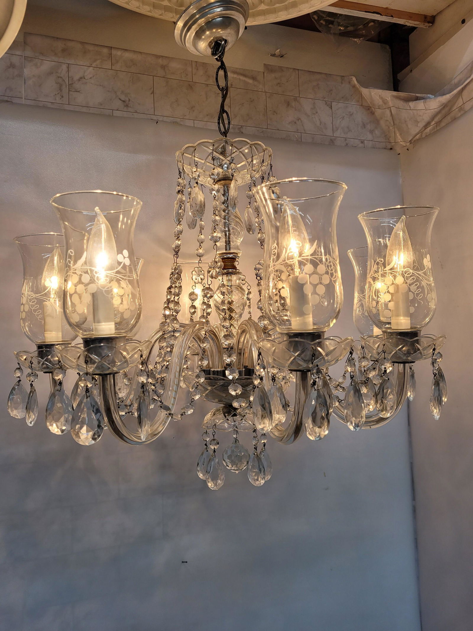 Hurricane globes for chandeliers deals