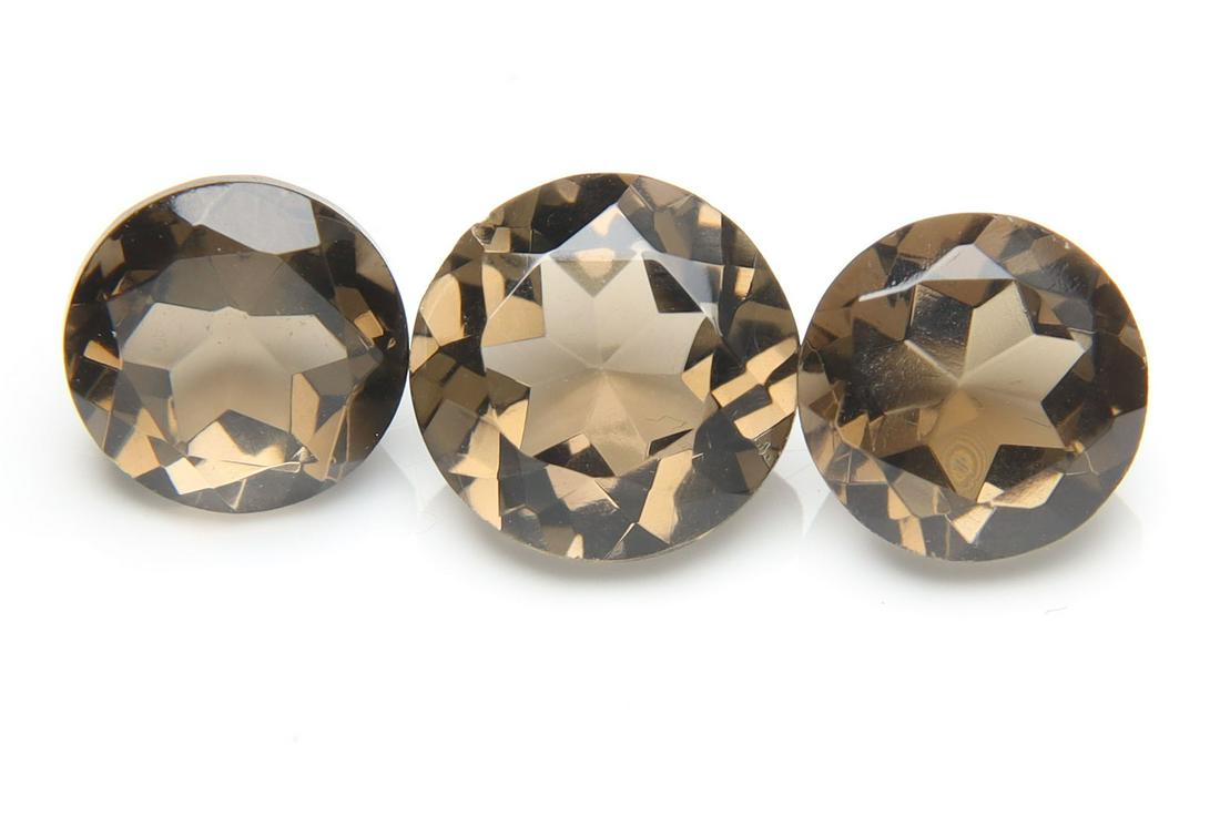 6.31 Cts Natural Smoky Quartz Set (1 of 3)