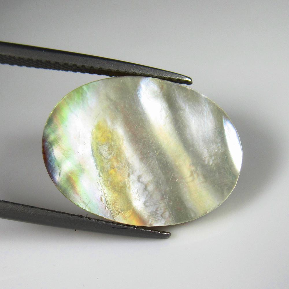 Natural Jasper Quartz - 7.03 Ct: No Reserve! Title: Natural Jasper Quartz - 7.03 Ct Origin: Brazil Weight: 7.03 Size/Dimensions: 20.0 x 15.5 x 3.0 mm Additional Information: Pieces : 1 No's / Shape : Oval Cabochon / Color : Grey / Cl