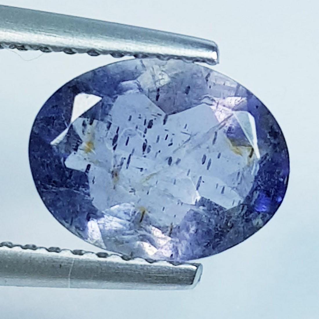 1.45 ctz " Awesome Collection" Oval Cut Natural Iolite: No Reserve! Title: 1.45 ctz " Awesome Collection" Oval Cut Natural Iolite Color/Clarity: Blue / VS Gemstone: Sapphire Carat Weight: 1.45 Size/Dimension: 9.30 x 7.20 x 3.80 Additional Information: Oval