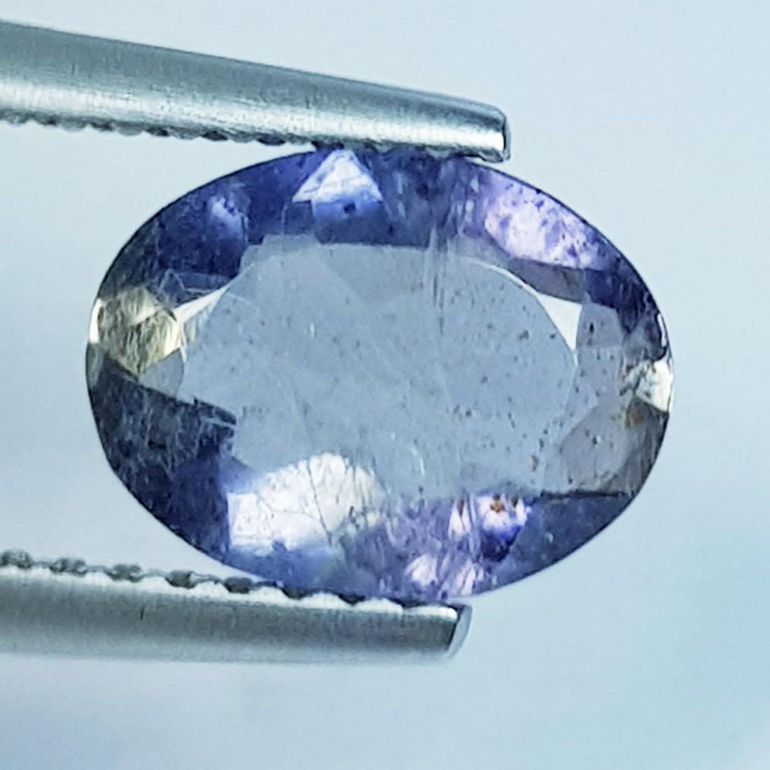 1.18 ctz " Awesome Collection" Oval Cut Natural Iolite: No Reserve! Title: 1.18 ctz " Awesome Collection" Oval Cut Natural Iolite Color/Clarity: Blue / VS Gemstone: Sapphire Carat Weight: 1.18 Size/Dimension: 9.00 x 6.80 x 3.40 Additional Information: Oval