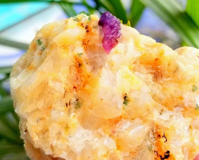 145 Gram Beautiful Red Crondam Ruby With Pergasite Specimen From Skardu pakistan (1 of 8)