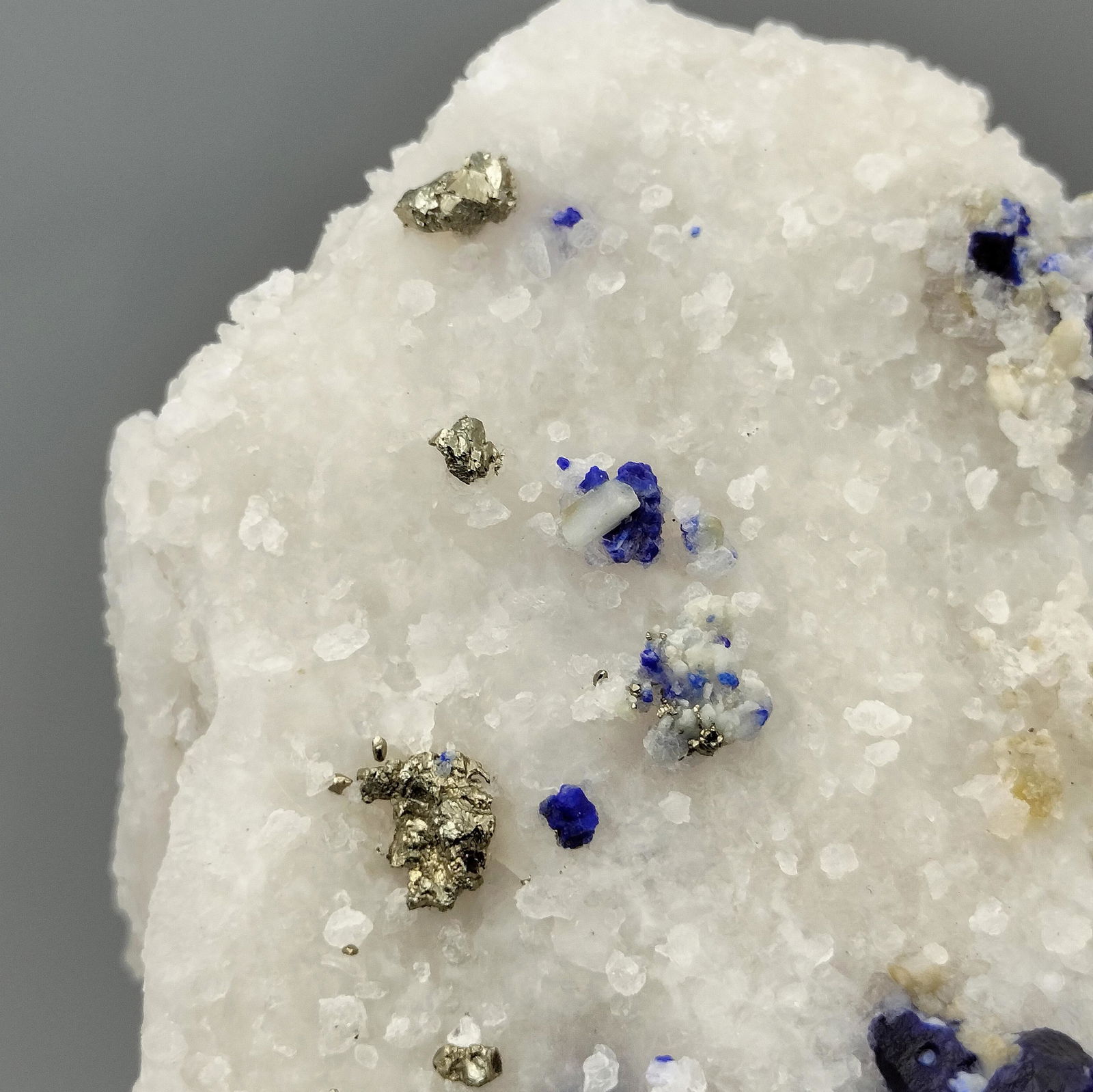 333  Gram Beautiful Natural Deep Blue Lazurite With Pyrite specimen (1 of 4)