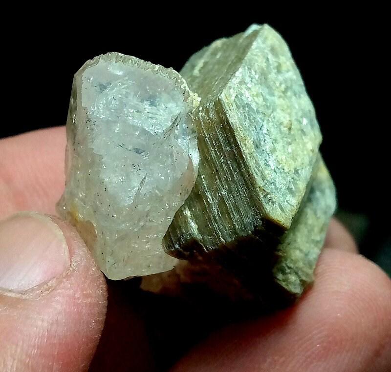 21 Grams Beautiful Natural Color Topaz With Muscovite Specimen from Skardu Pakistan (1 of 8)