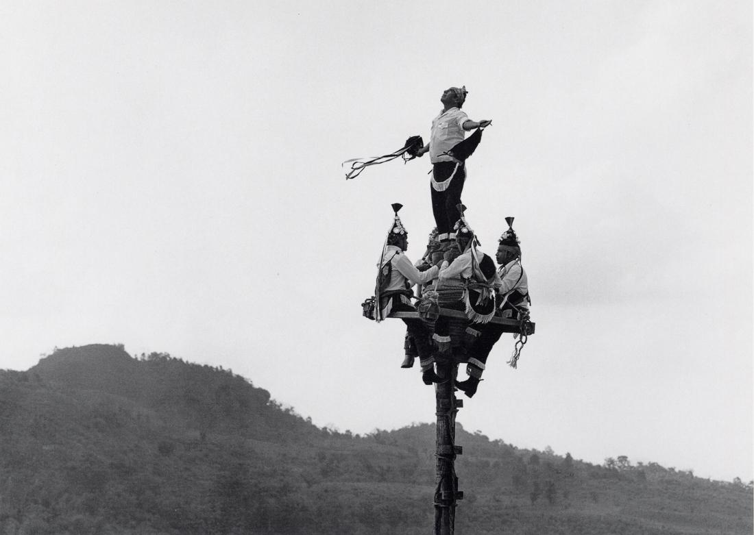 FLOR GARDUNO - Totonaca, Cuetzalan, Puebla, 1989: Artist: Flor Garduno Title: Totonaca, Cuetzalan, Puebla, 1989 Medium: Photo Litho, 1994, Switzerland Dimensions: 7.65x5.45" Description: Heat Wax Mounted on 8.5x11" Conservation Board Artist Bio: Flor