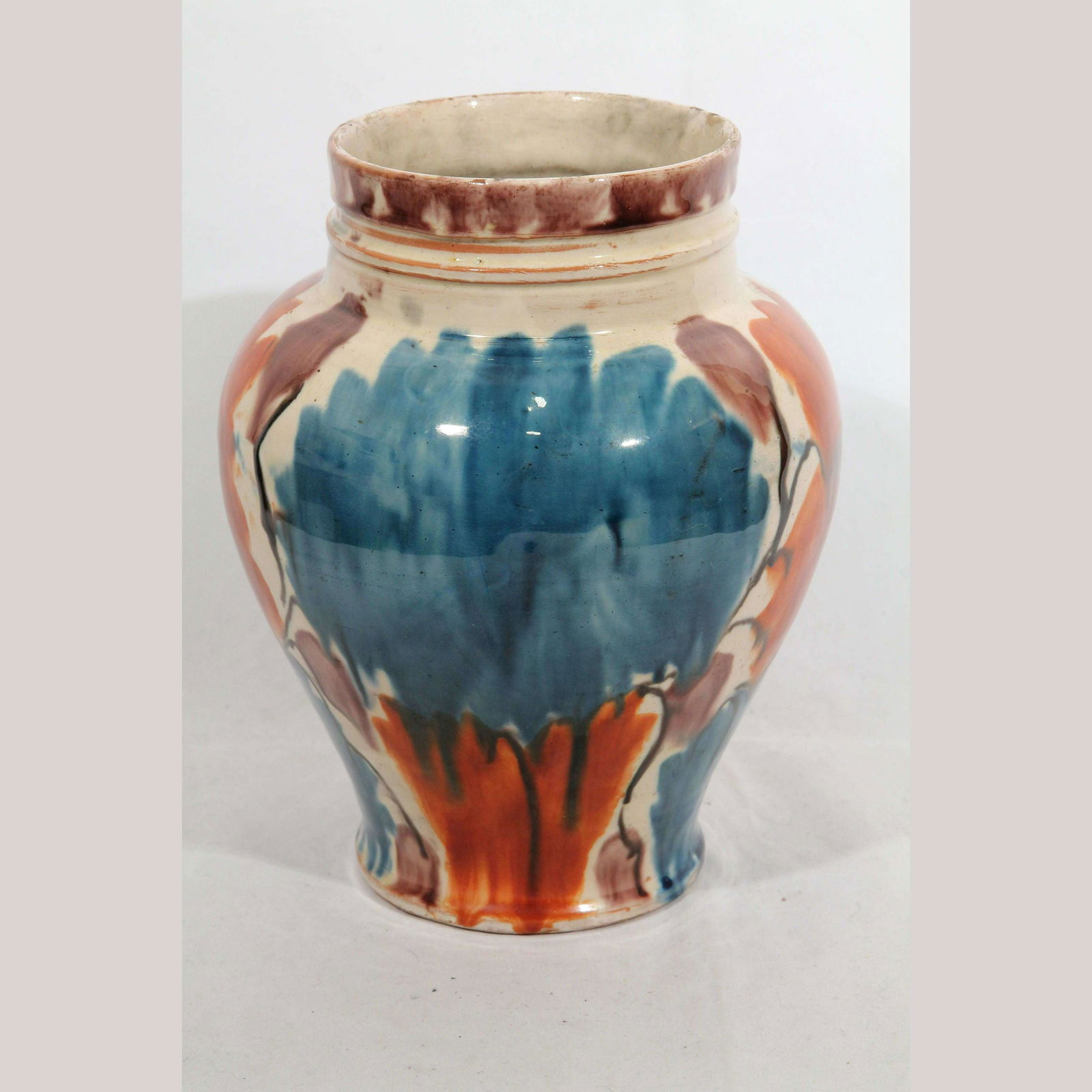 Vintage Ceramic/Pottery Mid-Century Drip Vase Mexico Folk Art (1 of 6)
