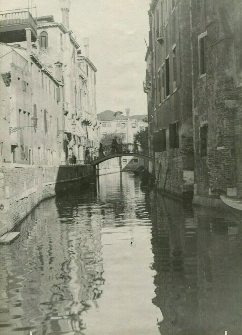Vintage Photographs Original Landscape Canal san Andrea, Italy circa 1900 (1 of 2)