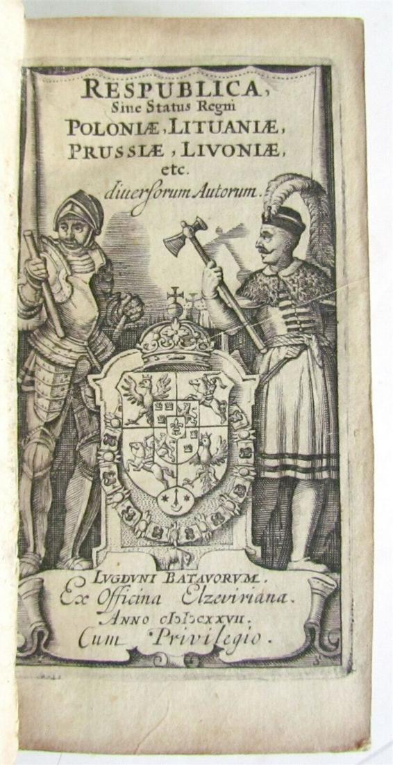 1627 POLAND antique ELZEVIR Respublica Regni Poloniae Lituaniae Prussiae Livonia (1 of 5)
