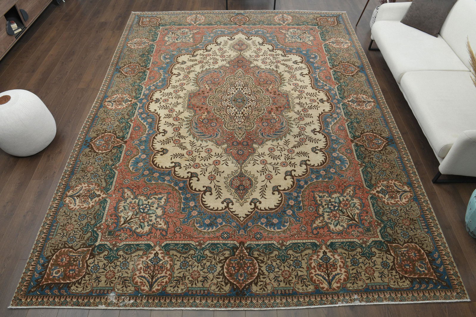 10x13 Oushak Turkish Large Area Handmade Rug (1 of 10)