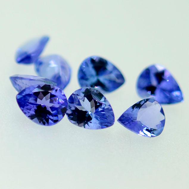2.39 Cts Gorgeous 8- pcs Natural Tanzanite: Title: 2.39 Cts Gorgeous 8- pcs Natural Tanzanite Color/Clarity: Blue/VS Gemstone Type: Tanzanite Carat Weights: 2.39 Cts Size/Dimensions: 4.97 x 3.96 x 2.40 mm Reserve: $85.00 Shipping: Domestic: Fl
