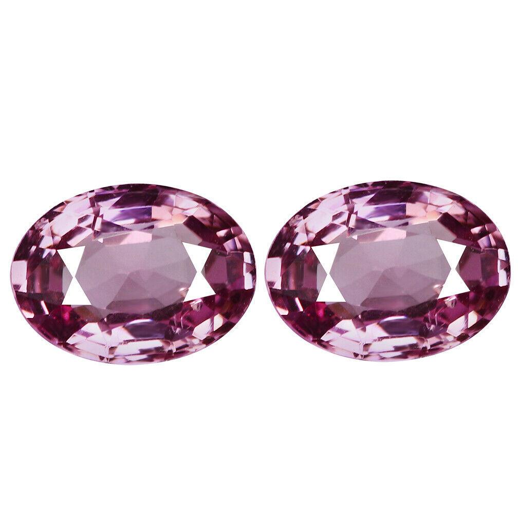 1.84 cr nartural pink spinel pair (1 of 2)