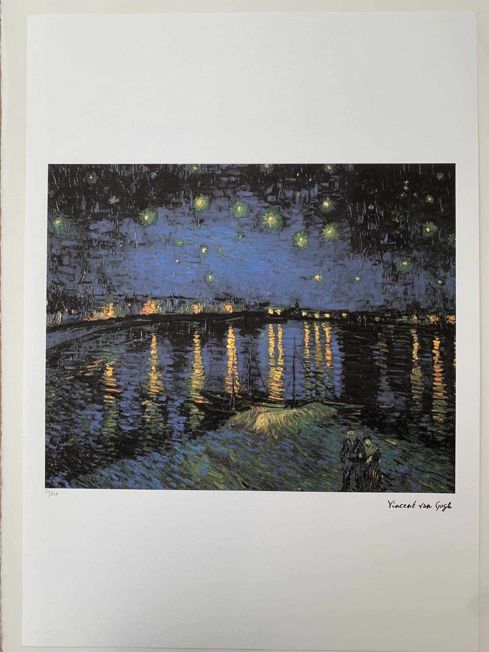 After Starry Night Over The Rhone Vincent Van Gogh Auction