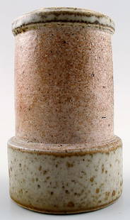 K&#228;hler, Denmark, glazed stoneware vase. Nils K&#228;hler. 1960s.: K&#228;hler, Denmark, glazed stoneware vase. Nils K&#228;hler. 1960s. In perfect condition. Stamp. Measures 9.5 x 5 cm. Reserve: $70.00 Shipping: Domestic: Shipping rates are determined by destination