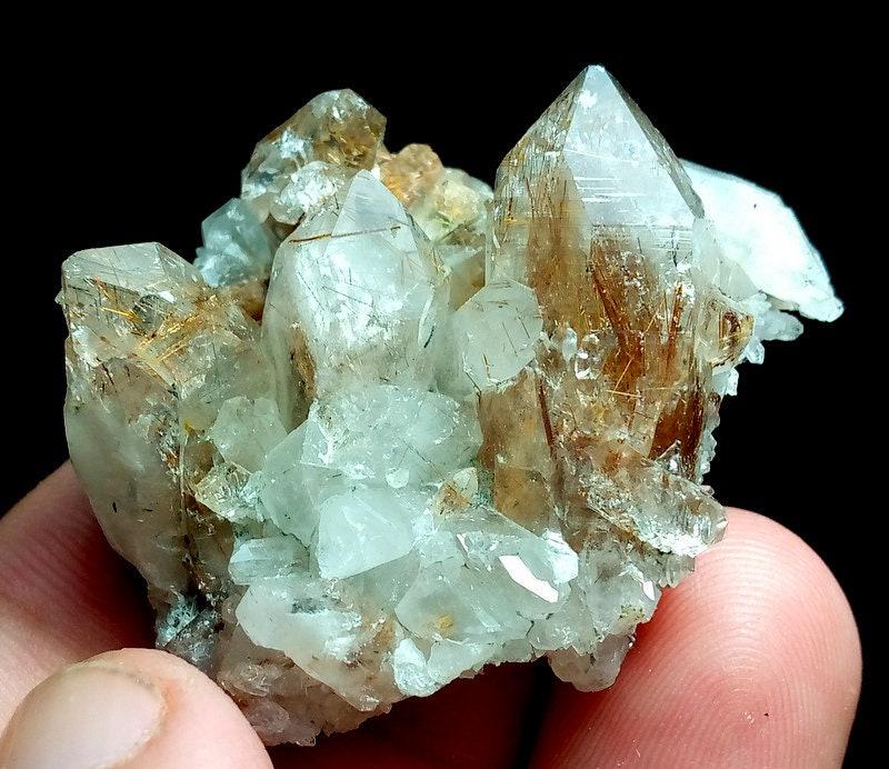 21 Grams Beautiful Rare Golden Rutile In Quartz Specimen from Astor Skardu pakistan (1 of 7)