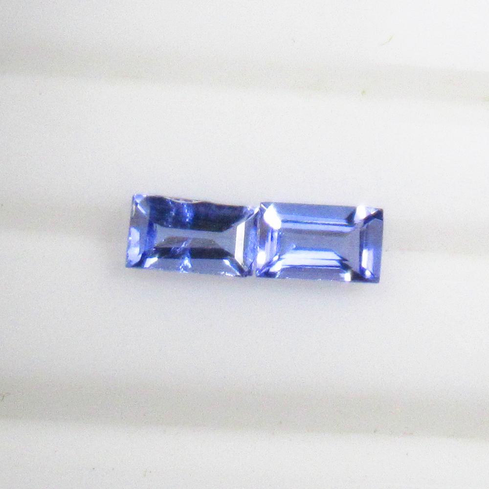 0.58 Ctw Natural Tanzanite Octagon Pair: No Reserve! Title: 0.58 Ctw Natural Tanzanite Octagon Pair Stone Clarity: VVS Gemstones: Natural Tanzanite Carat Weights: 0.58 Size/Dimensions: 5.00 x 3.00 x 2.50 mm / 2 PC's Additional Information: T