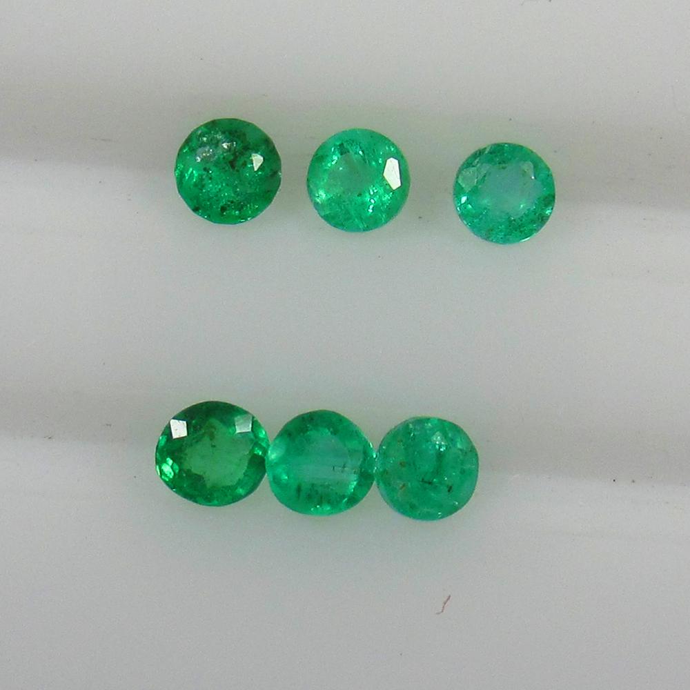 Natural Emerald Set - 0.37 Ct (1 of 2)