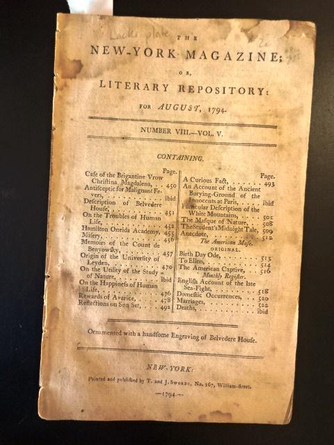 1794 New York Magazine Indian News Anthony Wayne (1 of 4)