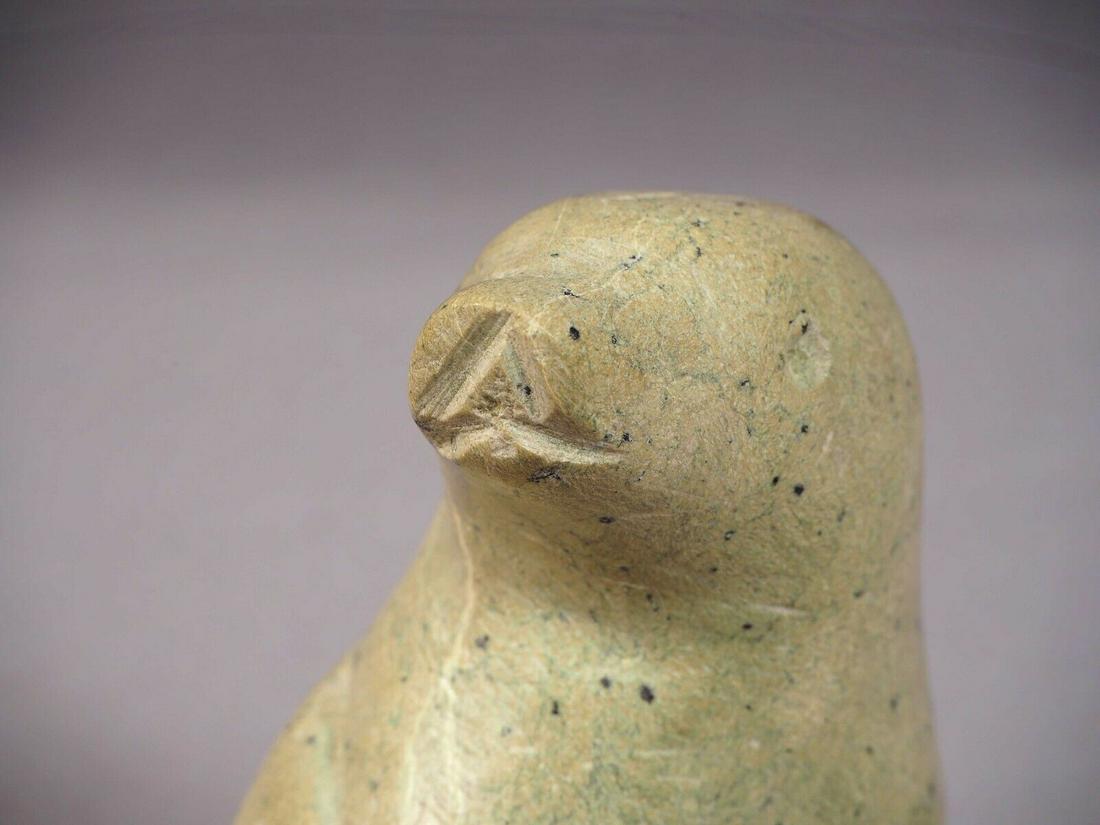 Inuit Eskimo Native American Signed stone Carving Seal Walrus Vintage (1 of 5)