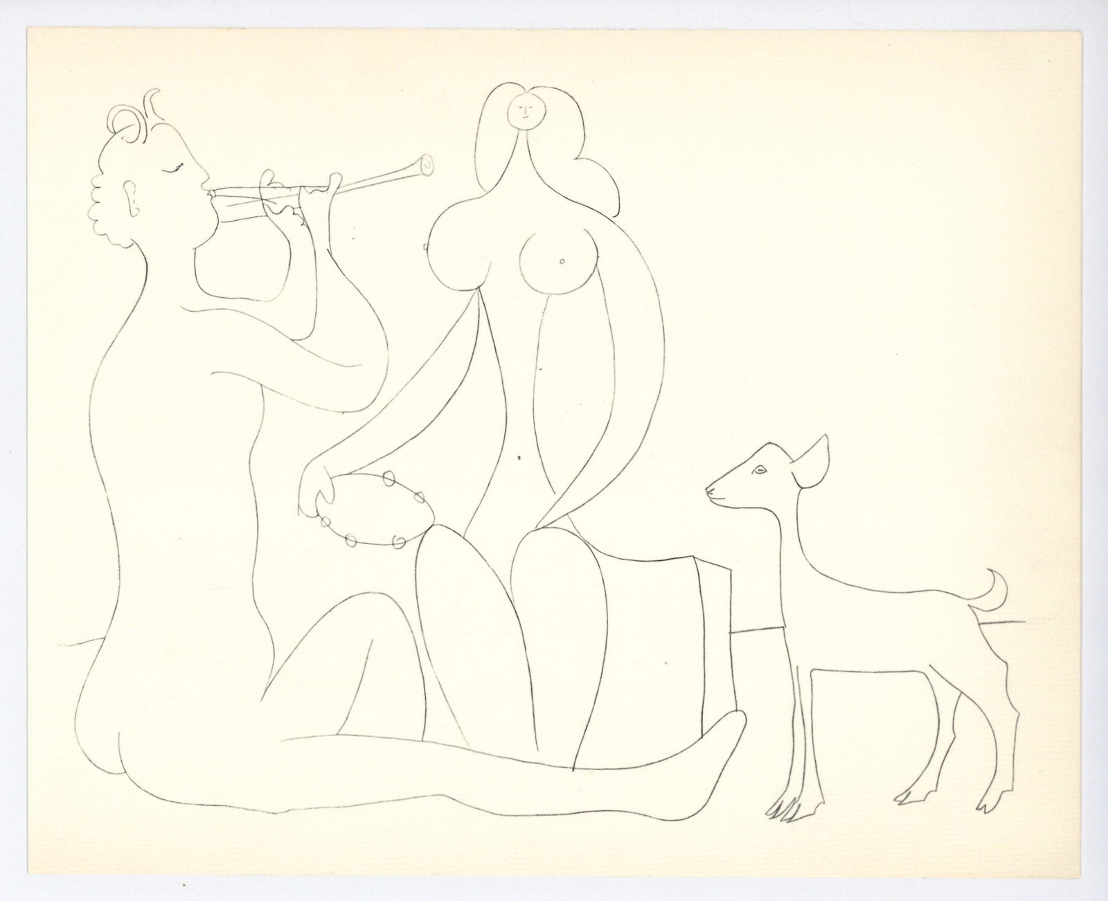Pablo Picasso | Mythological Drawing, Antibes (1 of 1)