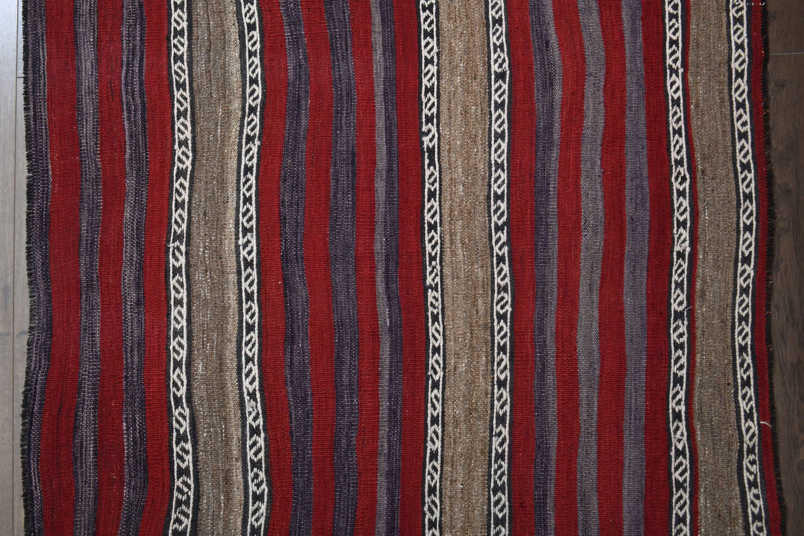 Vintage Turkish Flatweave Kilim Rug 4.3 ft. X 4 ft. (1 of 10)