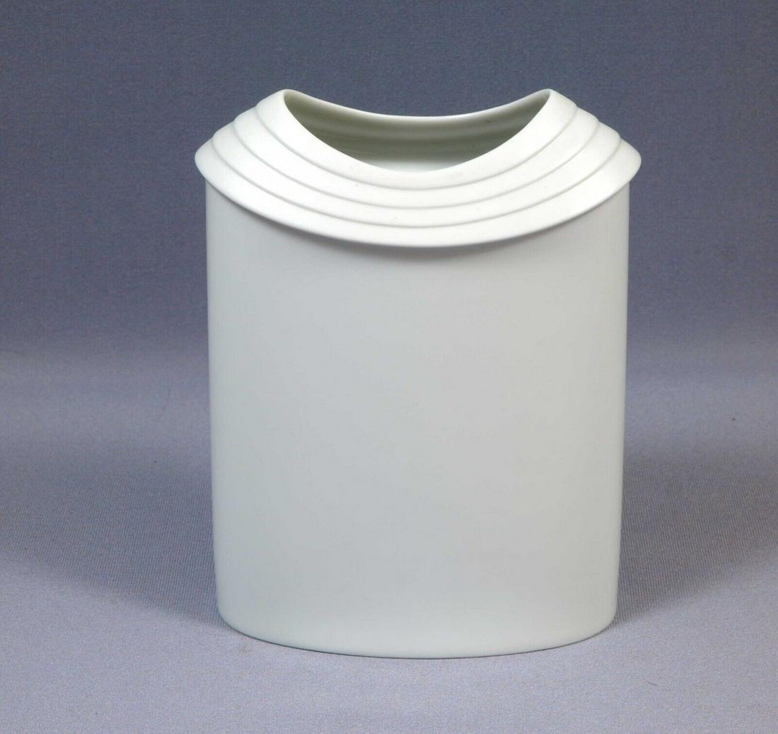 ROSENTHAL Studio Line VASE White Germany Signed by Artist James Kirkwood (1 of 4)