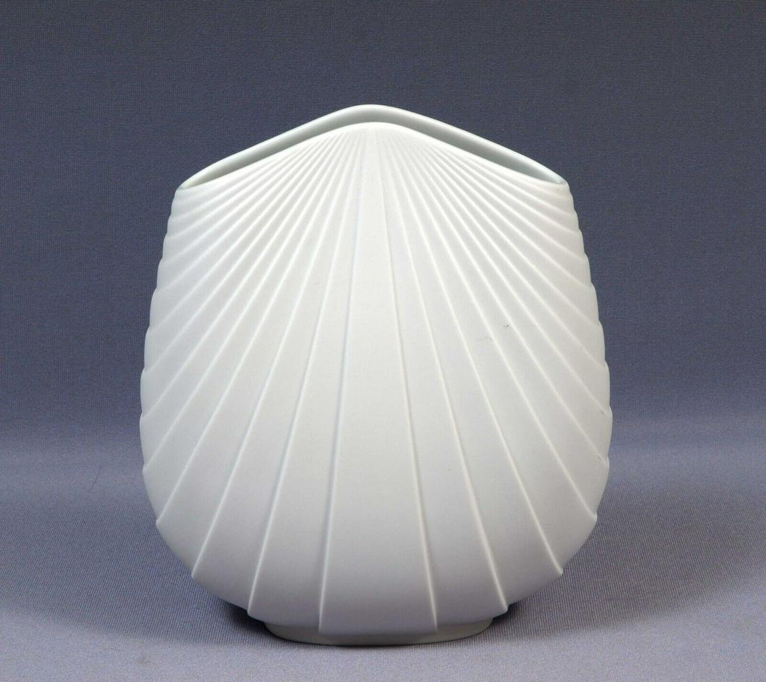 ROSENTHAL Studio Line VASE Max FÃƒÂ¼ssl White Bisque Germany Signed by Artist (1 of 4)