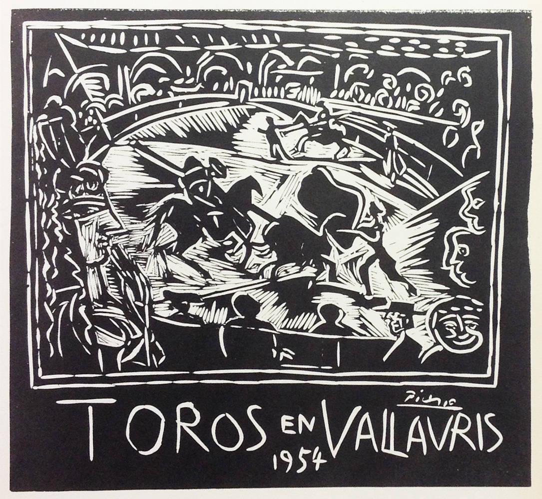 Picasso Lithograph 71, Toros en Vallauris 1954 (1 of 1)