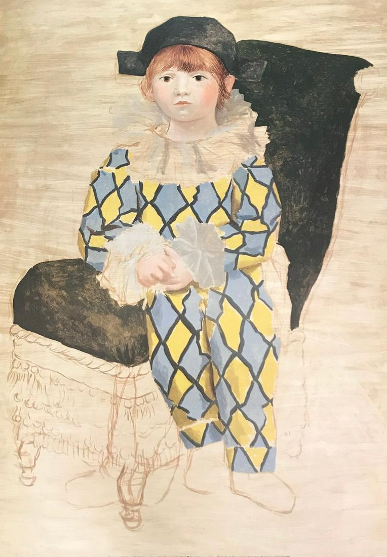 Pablo Picasso Poster Paul en Arlequin (1 of 1)
