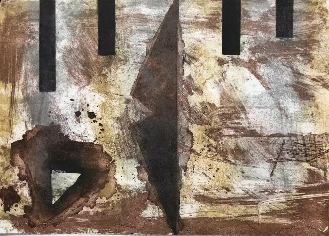 José Luis Bustamante, Mexican, sugarlift, 2004: Artist: José Luis Bustamante (Mexico, 1955) Title: Codice Date: 2004 Medium: sugarlift Dimensions: 19.7 x 27.6 in. (50 x 70 cm.) Reserve: $400.00 Shipping: Domestic: Flat-rate of $45.00 to anywhe