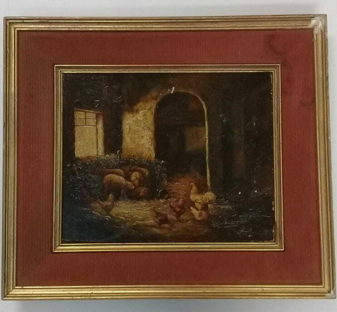 Claude GUILLEMINET - Scènes de basse-cour / Huile sur Toile / Vintage Painting: *Claude GUILLEMINET - Scènes de basse-cour * Measures : 12 x 10 inch /17.5 x 15 SHIPPING WORLDWIDE BY UPS or DHL Reserve: $2,000.00 Shipping: Domestic: Shipping rates are determined by destinatio