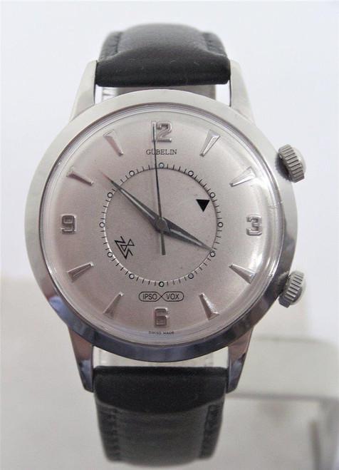 Vintage GUBELIN by JAEGER-LeCOULTRE Automatic IPSOVOX Alarm Watch 1960s Cal.P815 (1 of 13)